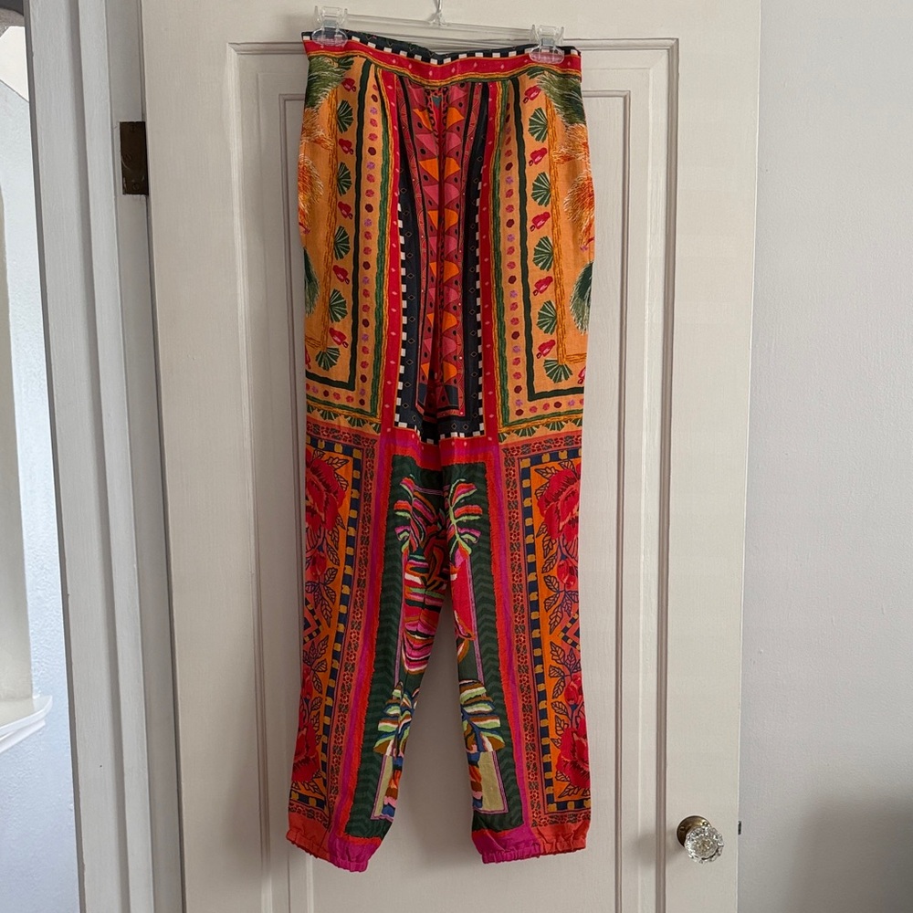 FARM Rio Multi‑Color Printed Relaxed Pants